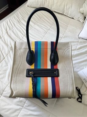 Celine Beige Canvas Phantom Cruise Collection